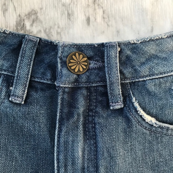 Show Me Your MuMu Houston Denim Short Palm Trees - Picture 5 of 11